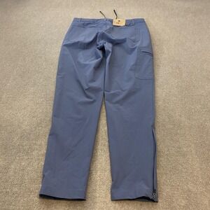 Patagonia Skyline Traveler Pants Womens 8 Dolomite Blue Short Hiking 28 Inseam